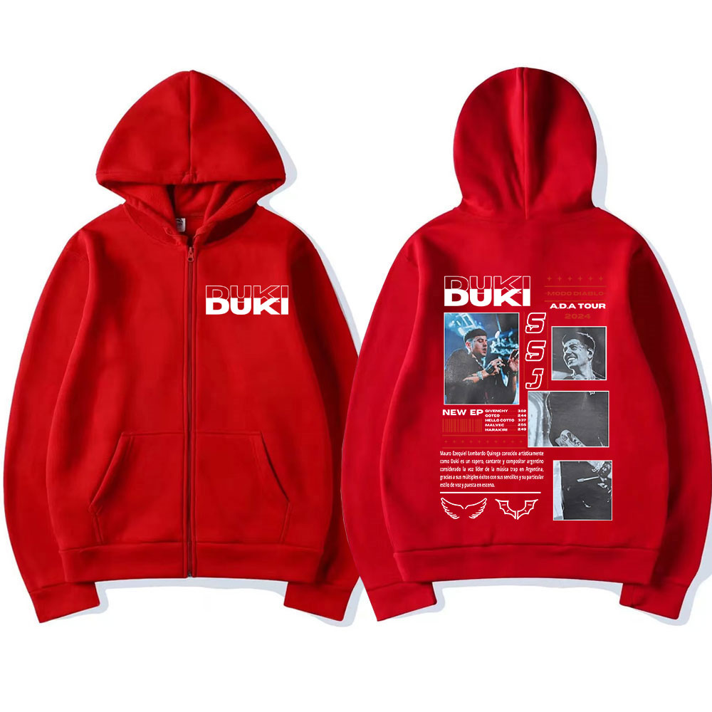 Felpe con Zip del Rapper Duki  - Mens Fashion Zip Up Hoodies recensione e prezzo