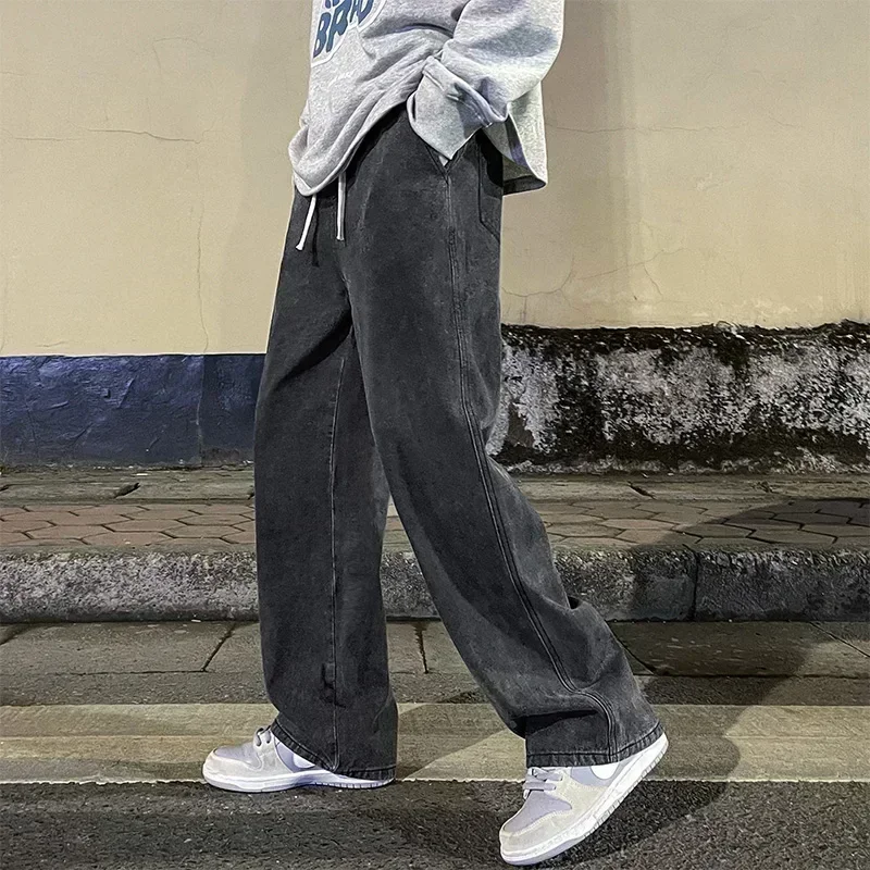 Jeans da uomo in stile streetw - Men'S Fashion Grey Jeans recensione e prezzo