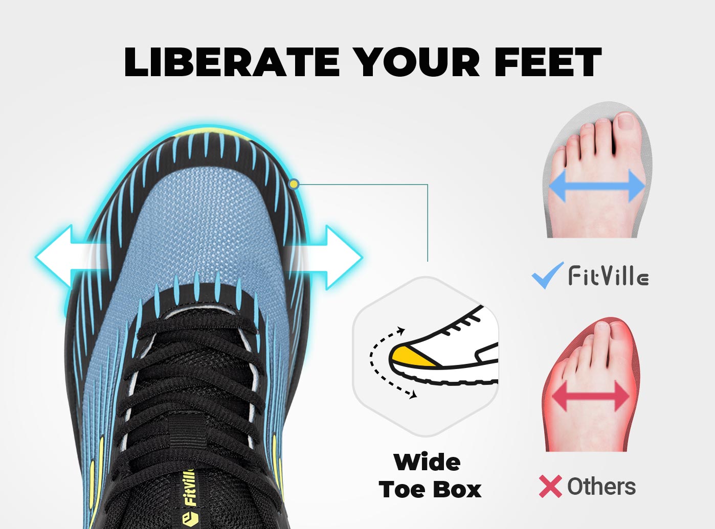 FitVille Scarpe da trail runni - Mens Fashion Trainers recensione e prezzo