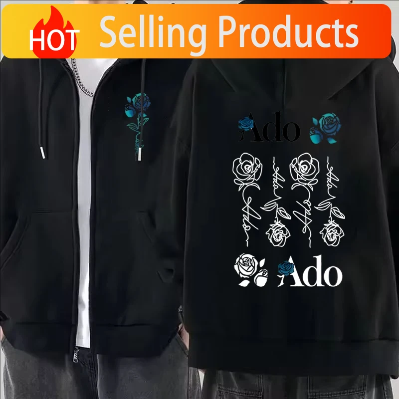 Felpe con Cappuccio e Zip Ado  - Mens Fashion Zip Up Hoodies recensione e prezzo