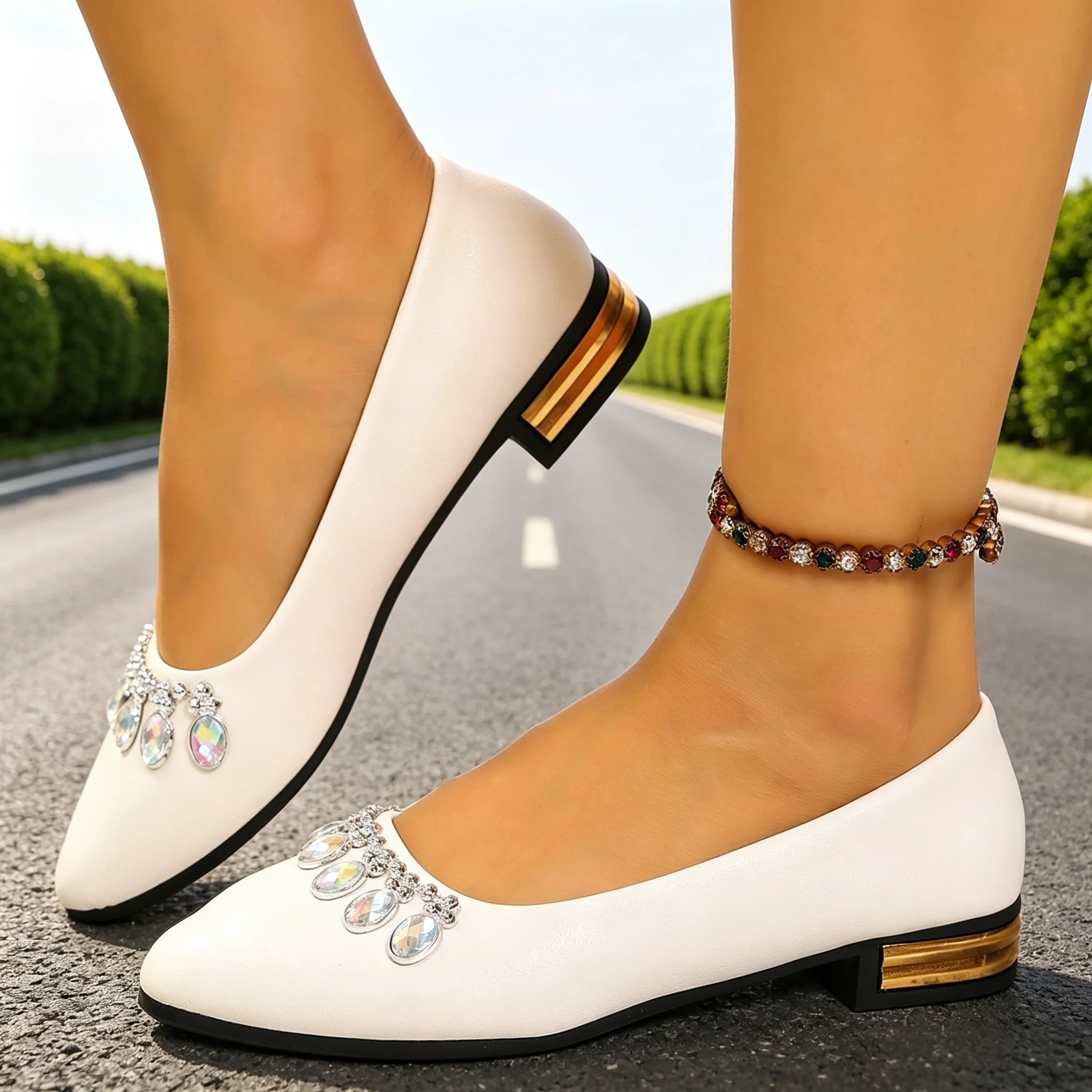 Scarpe Basse da Donna a Punta, - Men'S Fashion Videos recensione e prezzo