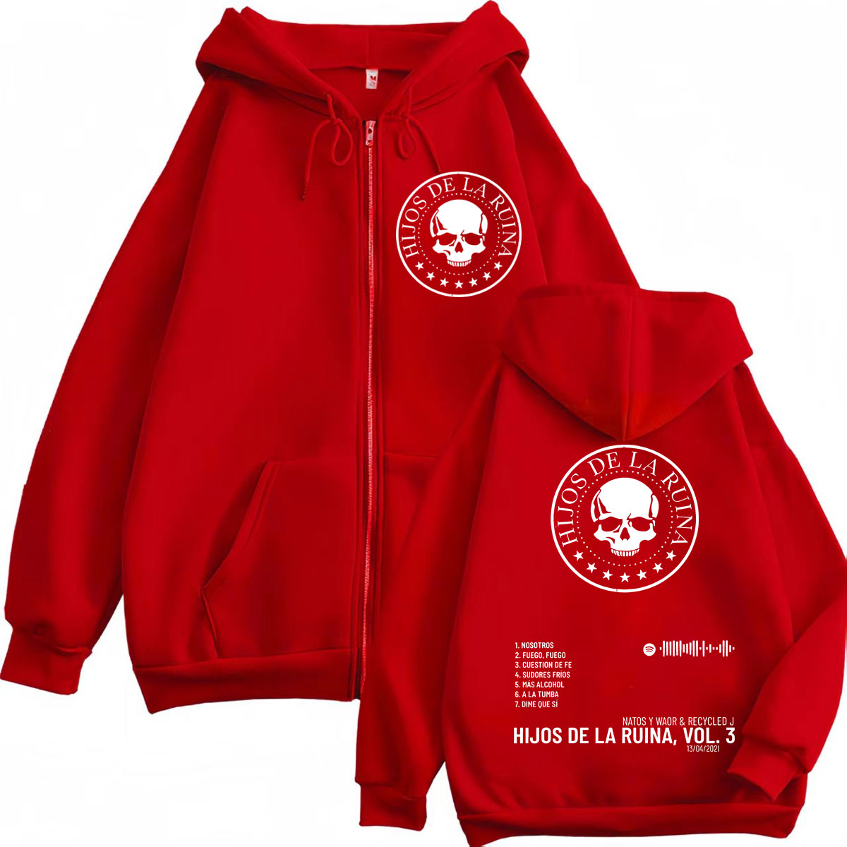 Felpa con cappuccio e zip Rap  - Mens Fashion Zip Up Hoodies recensione e prezzo