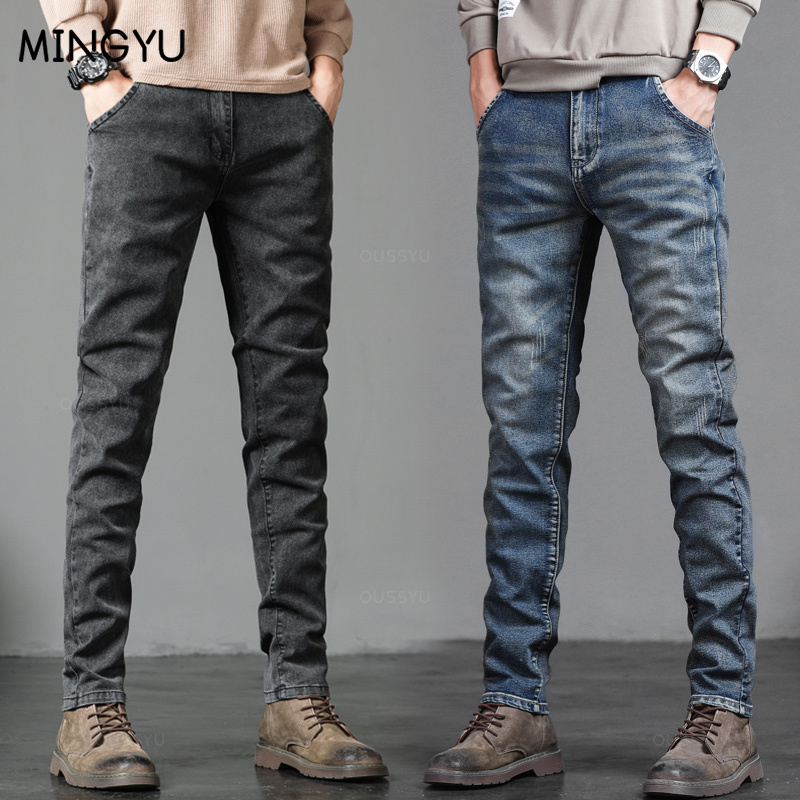 Autunno Inverno Cotone da uomo - Men'S Fashion Grey Jeans recensione e prezzo