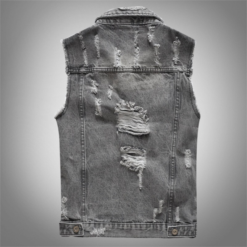 Nuovi Gilet in Denim Grigio Re - Men'S Fashion Grey Jeans recensione e prezzo